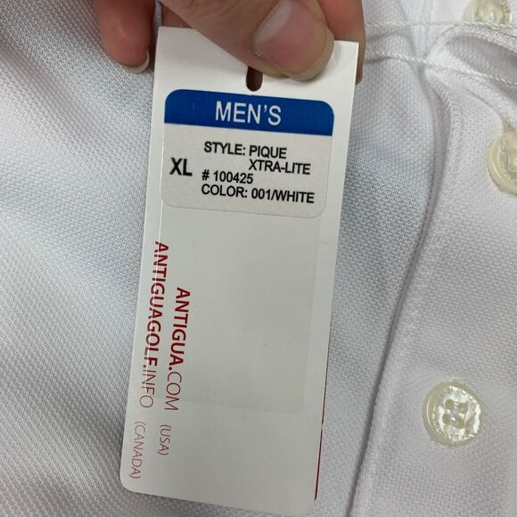 Antigua Polo Shirt Mens XL Pique Xtra-Lite Desert Mashie Junior Golf Arizona - Picture 12 of 14
